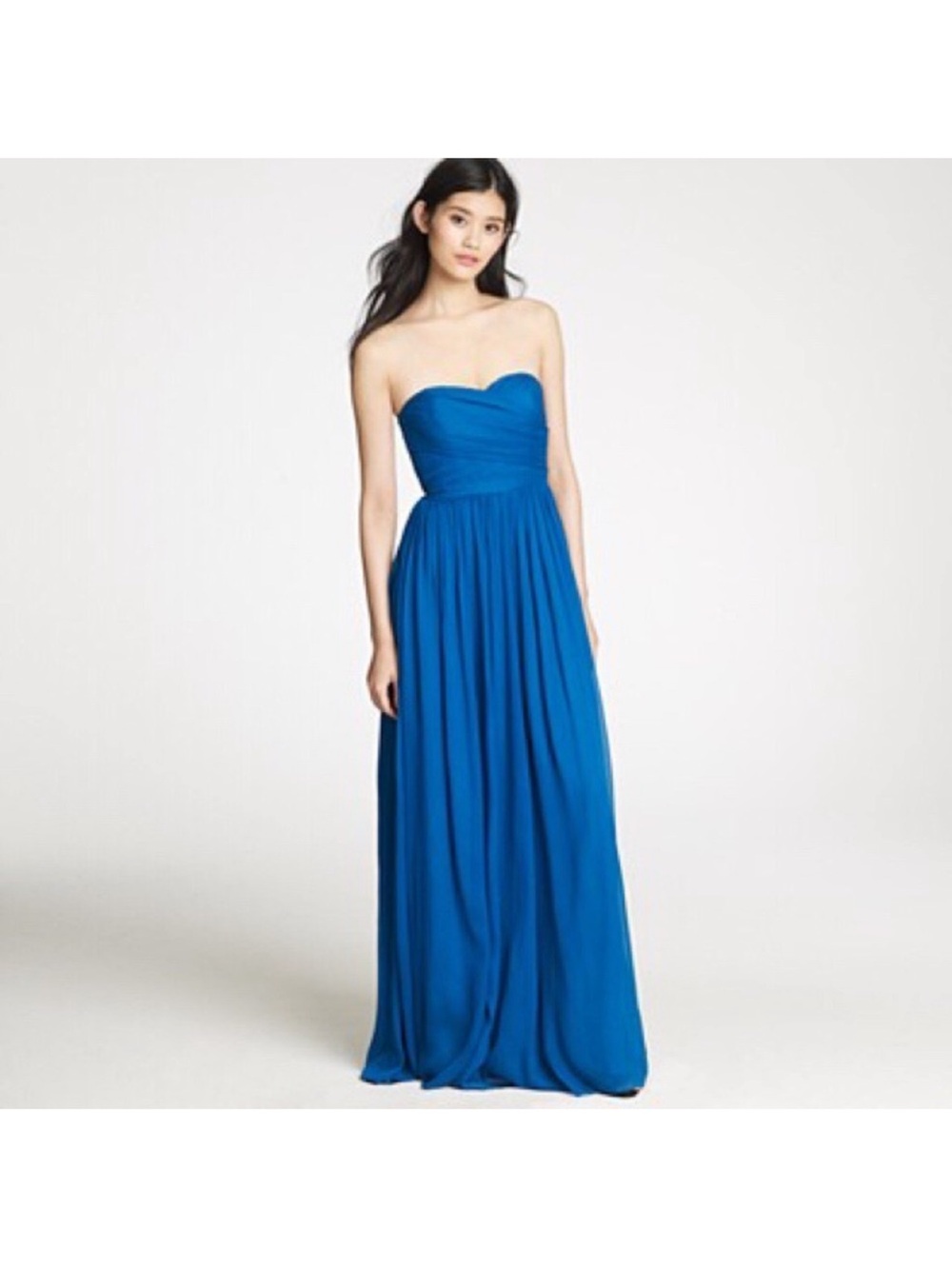 NWT J. Crew Bridal Royal Blue Maxi Dress